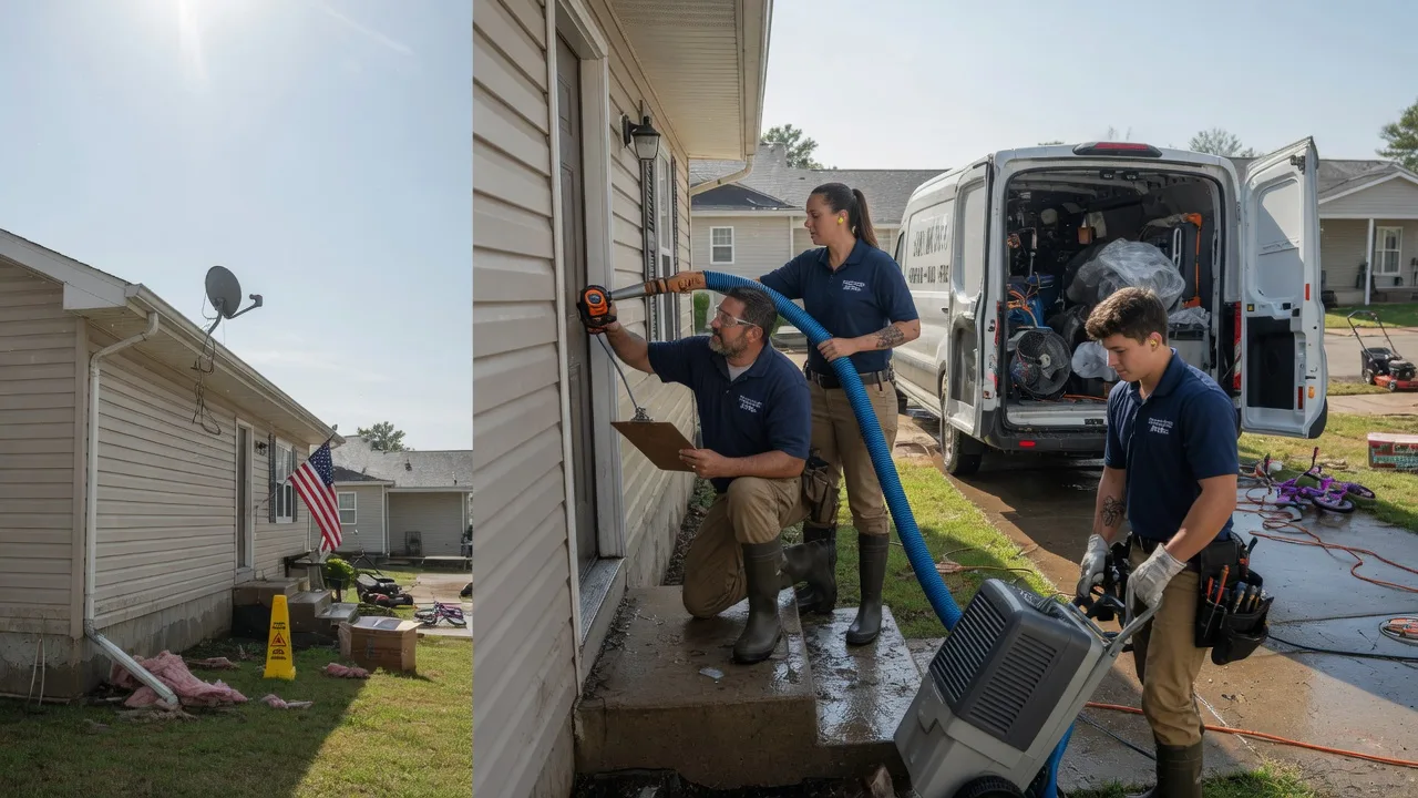 Ceiling Water Damage Restoration in Cleveland, MO near me